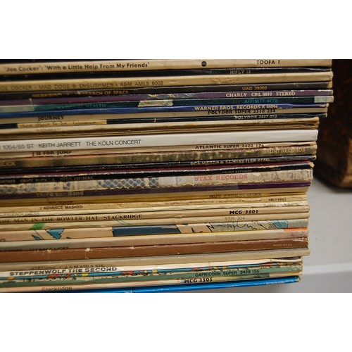 45 - A brilliant collection of mostly Rock, Prog-Rock and metal LPs including Black Sabbath