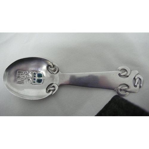 50 - Archibald Knox for Liberty & Co - Cymric silver and enamel coronation spoon for Edward VII featured ... 