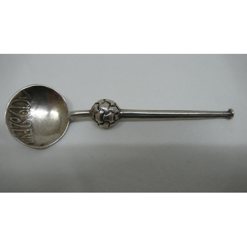 51 - Archibald Knox for Liberty & Co - Cymric silver coronation spoon Edward VII featured in Stephen Mart... 