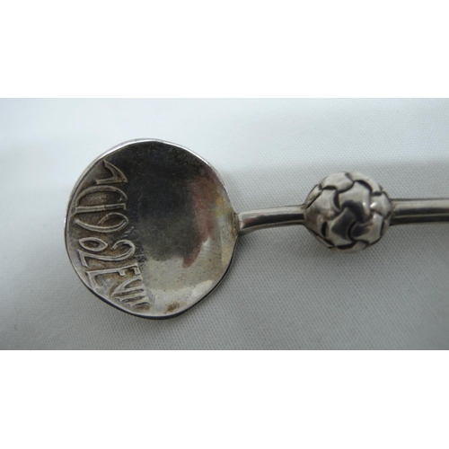 51 - Archibald Knox for Liberty & Co - Cymric silver coronation spoon Edward VII featured in Stephen Mart... 