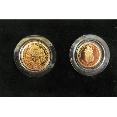 137 - Gold proof sovereign collection 500th Anniversary of the first gold sovereign 1489-1989 cased No. 28... 