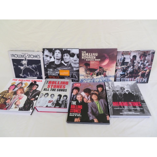 34 - Good collection of The Rolling Stones coffee table books