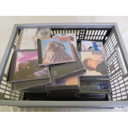 43 - Crate of assorted CDs mostly Rock