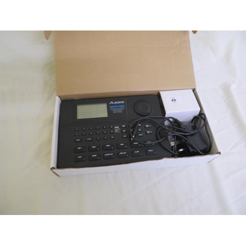 49 - Alesis SR-16 16 bit drum machine - original box with power supply