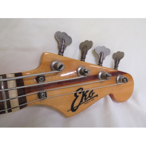 50 - EKO electric bass guitar circa 1980s - recent re-fret, fresh set of strings etc