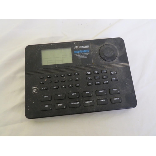 58 - Alesis SR-16 drum machine - no power cable or box