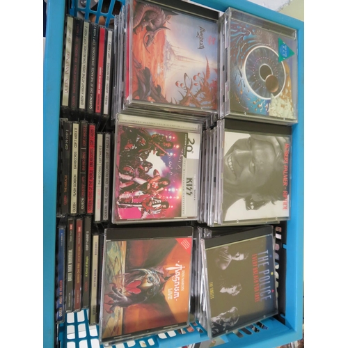 72 - Large collection of assorted CD mostly Rock including KISS