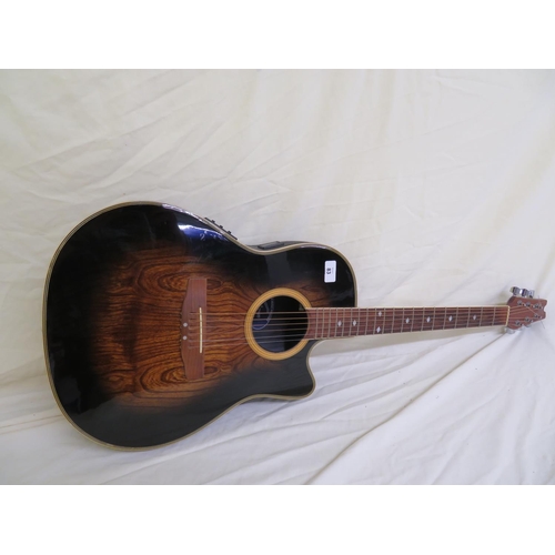 83 - Applause by Ovation AE 136 acoustic guitar with built in pre-amp