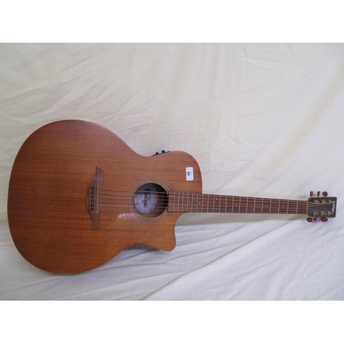 84 - Vintage VE900MH mahogany acoustic guitar