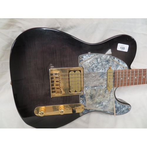 120 - Indie Music Telecaster copy with gold hardware