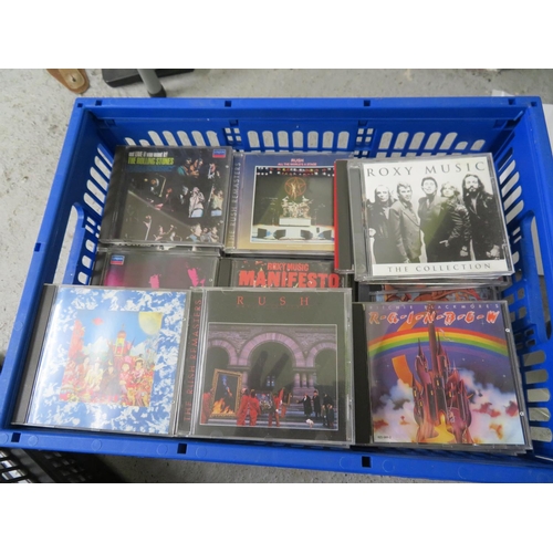 97 - Crate of assorted CD mostly rock and mostly Rolling Stones