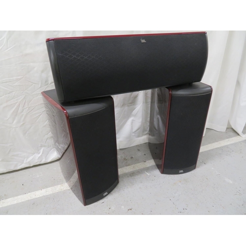 127 - Pair of JBL LS40 speakers plus a JBL LS Center