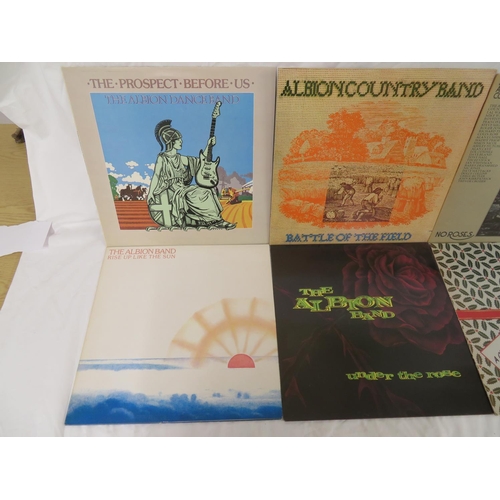 13 - Collection of The Albion Band LPs - including Rise Up Like the sun, Under the Rose,  A Christmas Pre... 