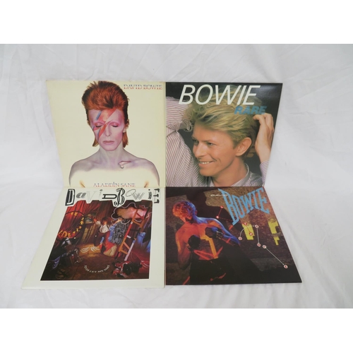 18 - Good collection of David Bowie LPs - Let's Dance, Images, Pinups, Young Americans, Rare, Diamond Dog... 