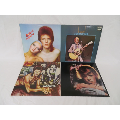 18 - Good collection of David Bowie LPs - Let's Dance, Images, Pinups, Young Americans, Rare, Diamond Dog... 