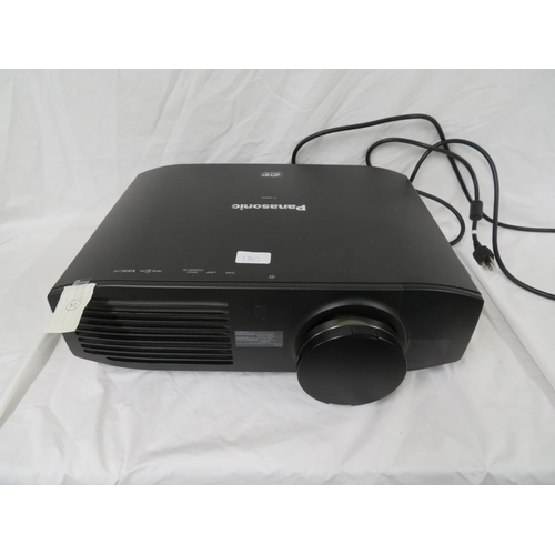 180 - Panasonic PT-AE8000 3D Full HD projector, plus wall mounted screen