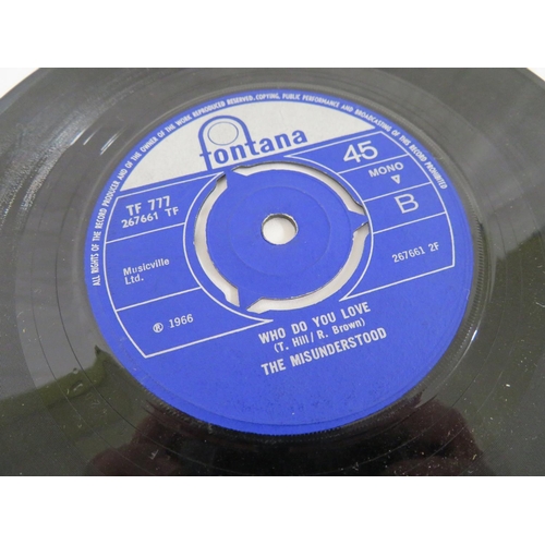 2 - The Misunderstood - I can take you to the sun/ Who do you love on Fontana blue label (TF 777)