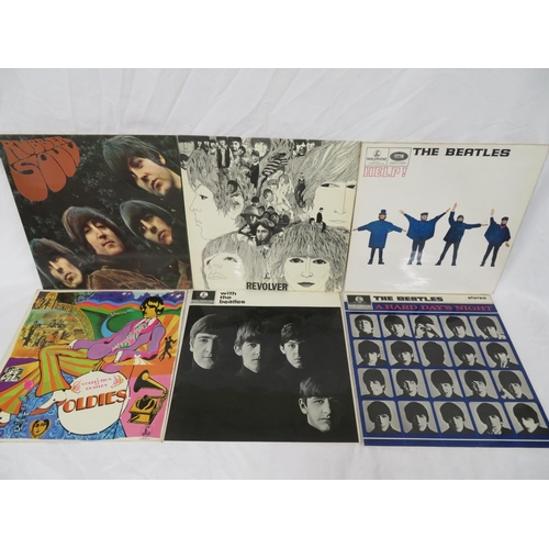 24 - Good collection of The Beatles LPS including - Let it be, Help!, White Album, Hey Jude etc