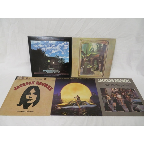 26 - Five Jackson Browne albums -  Jackson Browne, Lawyers in Love,The Pretender, Late for the sky & For ... 