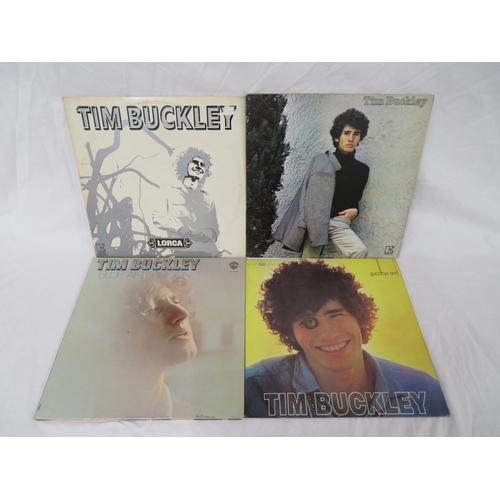 28 - A good collection of Tim Buckley albums including Blue Afternoon, Goodbye and hello, Lorca, Happy Sa... 