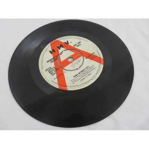 3 - Gene Pitney - Town without pity/Ait mail special delivery on HMV white demo label (45-POP 952)