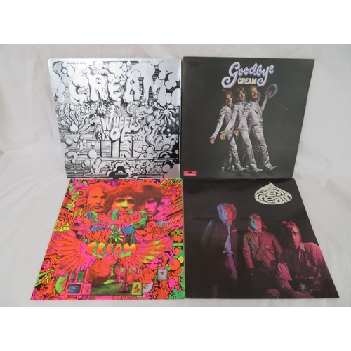 38 - Cream - Disraeli Gears (594003), Fresh Cream (593 001), Goodbye (583053) and Wheels of Fire (583 031... 