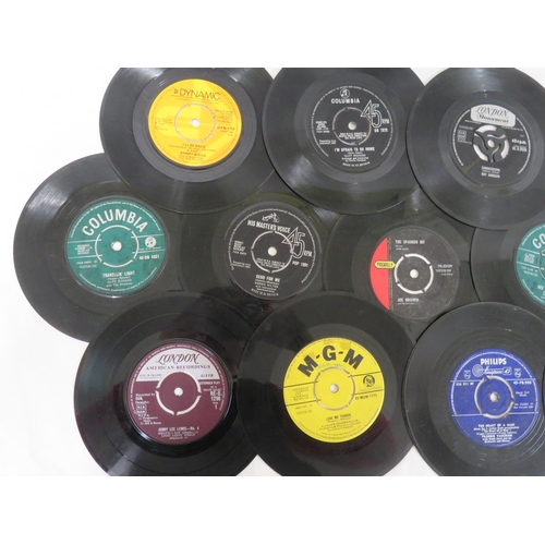 44 - Collection of assorted singles including Louis Armstron, The Drifters, Roy Orbison etc