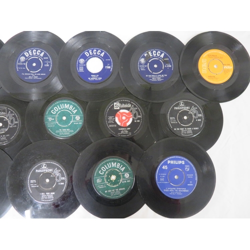 44 - Collection of assorted singles including Louis Armstron, The Drifters, Roy Orbison etc