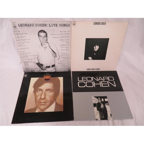 45 - Leonard Cohen - Songs from a room (63587), I'm Your Man (460642 1), Live Songs (65224) and Songs of ... 