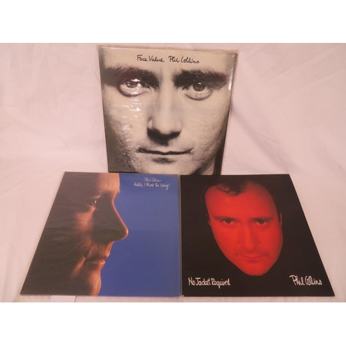 46 - Phil Collins - No Jacket Required (V2345), Hello, I must be going!(V2252) & Face Value (V2185)