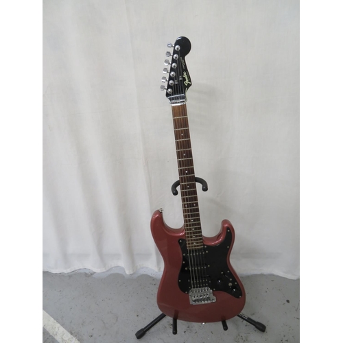 51 - Circa 1980s Japanese Fender Contemporary Stratocaster guitar with FS 3 tremolo and locking nut, coil... 