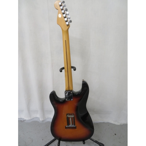 52 - Fender 1996 50th Anniversary Stratocaster sunburst guitar, maple neck, Schaller brushed locking tune... 