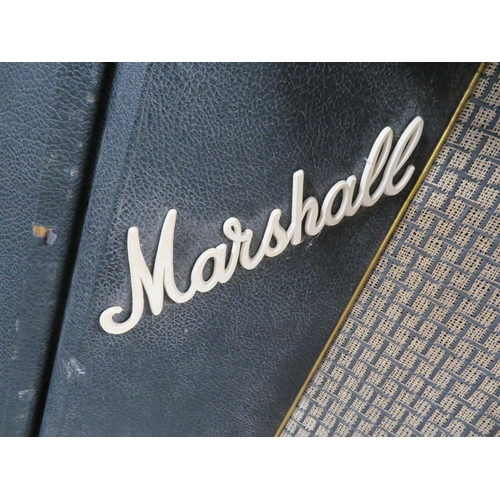 57 - RARE - Pair of circa 1970s Marshall 2047 PA speaker columns, having a 10