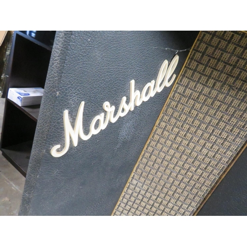 57 - RARE - Pair of circa 1970s Marshall 2047 PA speaker columns, having a 10