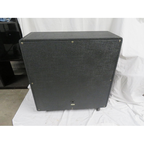 61 - Marshall circa 1980s angled guitar speaker cabinet with four 12