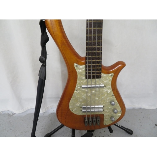 62 - RARE - Circa 1990s Warwick Fortress One four string bass electric guitar, Wenge wood neck and fretbo... 