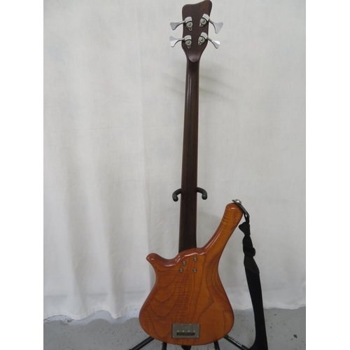 62 - RARE - Circa 1990s Warwick Fortress One four string bass electric guitar, Wenge wood neck and fretbo... 