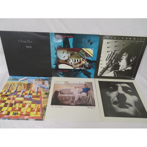 81 - Good collection of Peter Hammill LPs - Over,Fools Mate, The Love Songs etc