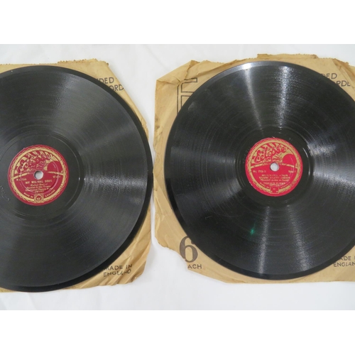 43 - Hard flight case containing many 78 RPM discs