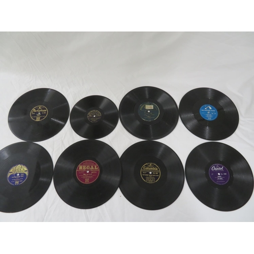 43 - Hard flight case containing many 78 RPM discs