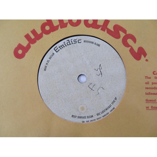 8 - RARE - The Rolling Stones Emidisc 45 acetate with songs 'Bitch' and ' Let it rock on one side, the r... 