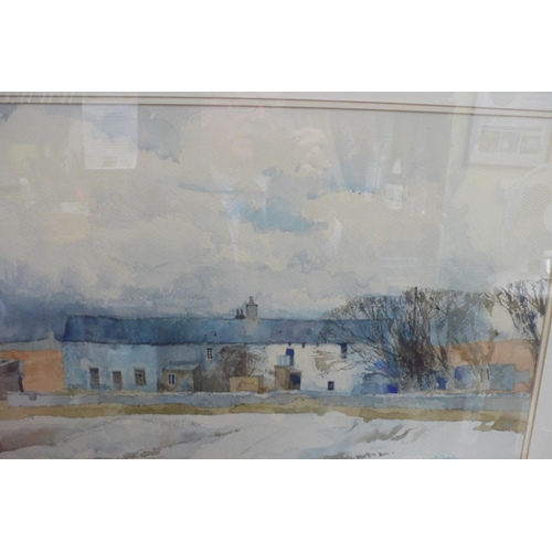 33 - Norman Sayle (1946-2007)
Cottages at Scarlett
Watercolour
Signed & dated 1996
15x22ins