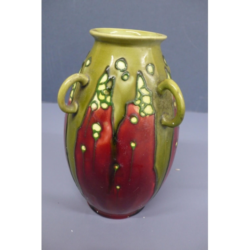 46 - An Art Nouveau Minton Ltd No.44 secessionist period earthenware vase probably designed by John Wadsw... 