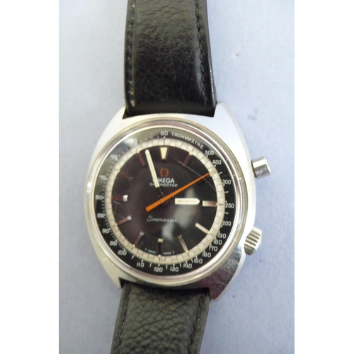 79 - Gents Omega Seamaster Chronostop, Cal.865, Manual wind, Ref145.007, In working order with original s... 