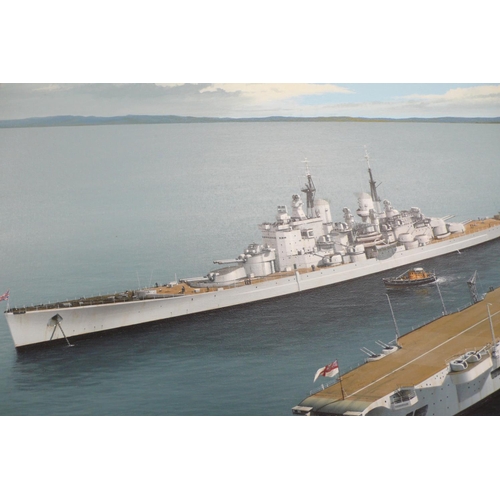 86 - Ivan Berryman
Royal Navy Warships at Anchor
Oil on Canvas
Signed & Dated '05
24x36ins