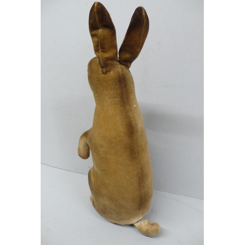 104 - Steiff 1920s/30s Peter Rabbit with lead button in the left ear, Height 12.5ins
Together with a photo... 