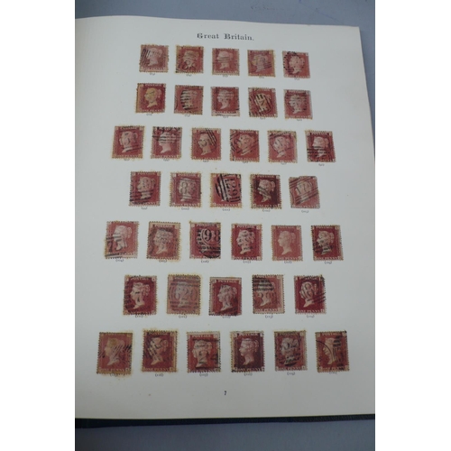 105 - Great Britain Stamp Album containing stamps from 1840, penny blacks, red etc