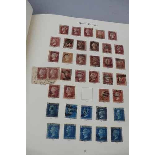 105 - Great Britain Stamp Album containing stamps from 1840, penny blacks, red etc