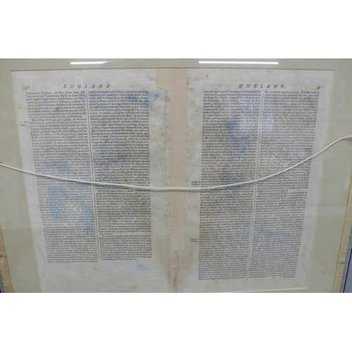 160 - Mercater 1636
Map of Anglia Regnum
Hand Coloured - double glazed
English Text - The Parliament Knigh... 