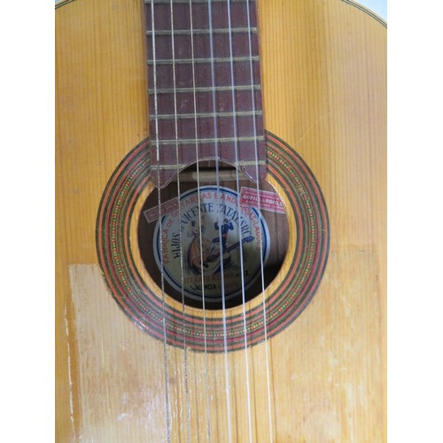 210 - Vicente Tatay Spanish guitar together with hard case